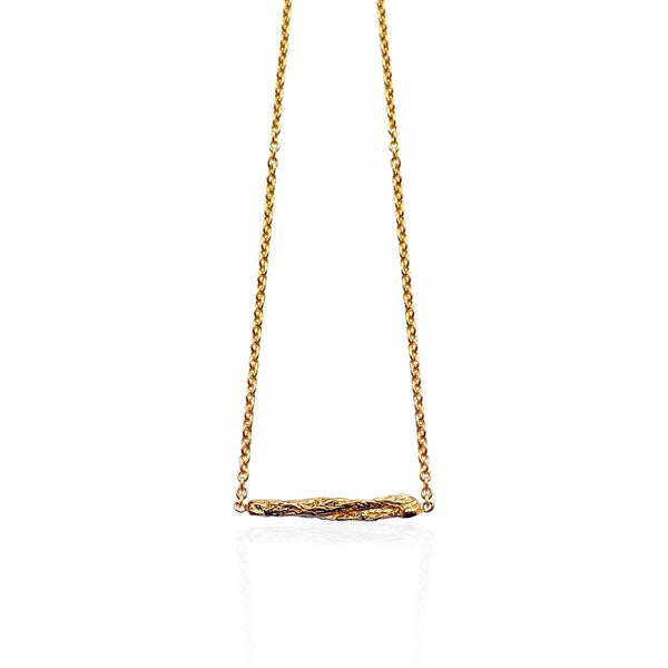 ILLUSION short stick necklace - GOLD
