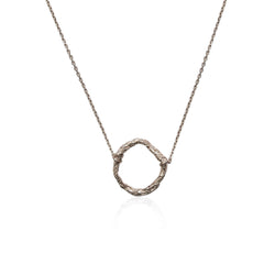 ILLUSION Circle necklace - Silver