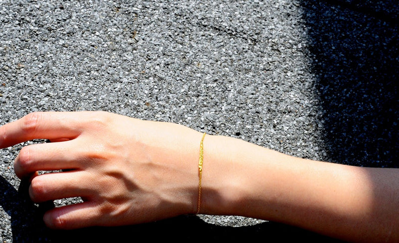 ILLUSION Short stick bracelet - ROSE GOLD