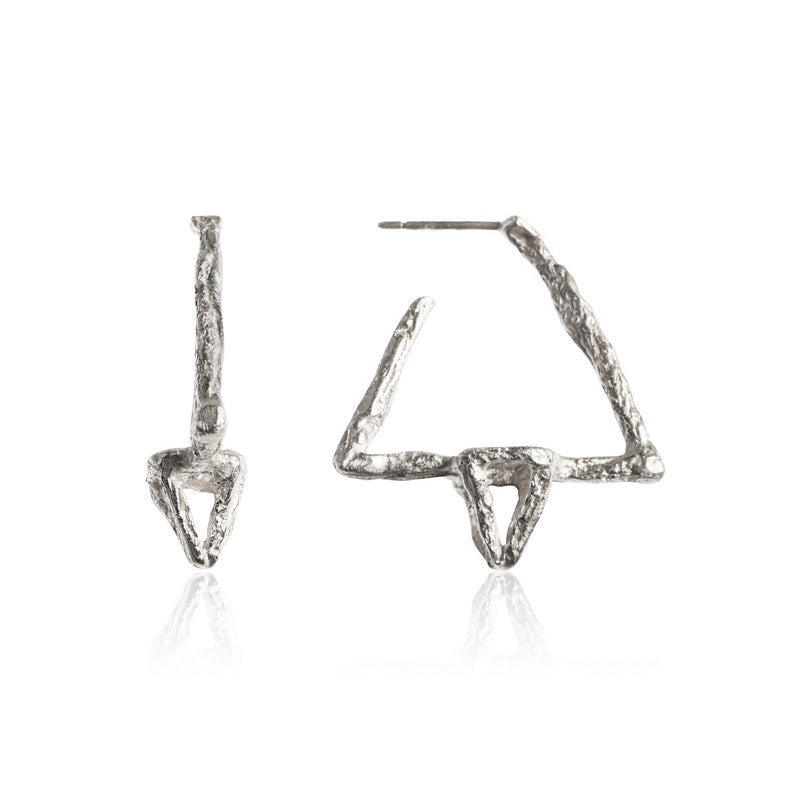 DELTA Earrings - Silver