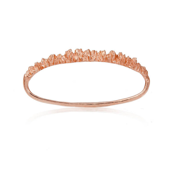 UNDER EARTH 3 FINGERS RING - ROSE GOLD