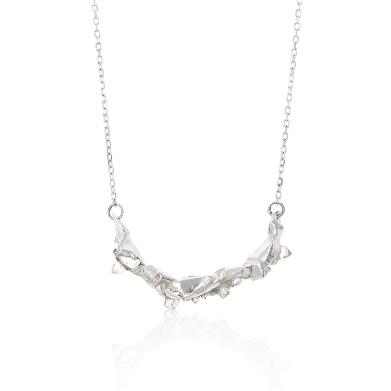 C R U S H large necklace - Silver