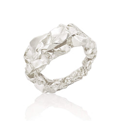 C R U S H Sculptural Ring - Silver