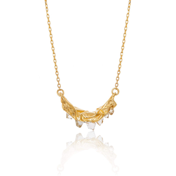 C R U S H Small necklace - Gold