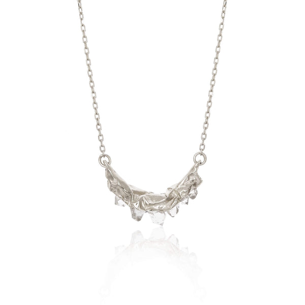 C R U S H Small necklace - Silver