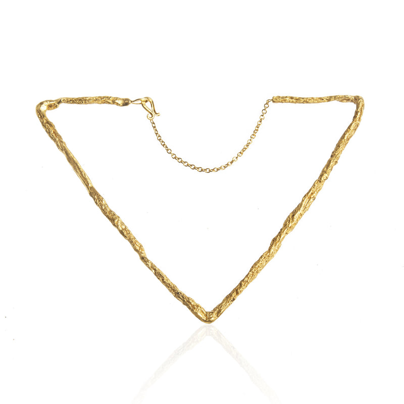 DELTA Triangular Bracelet - Gold