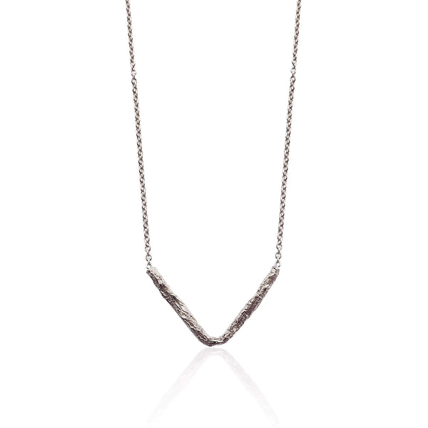 ILLUSION V necklace - Silver